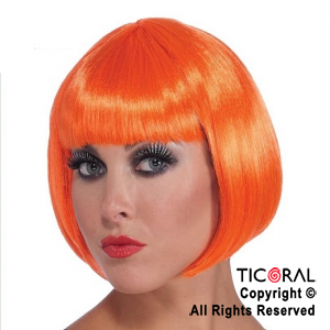 PELUCA CARRE NARANJA X 1